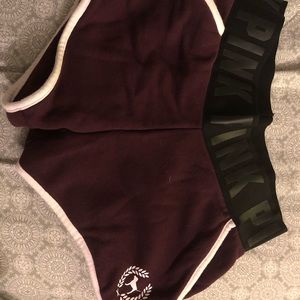 Pink VS shorts. Size small